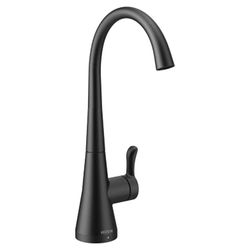 Click here to see Moen S5520BL Moen SIP Transitional One-Handle Beverage Faucet, Matte Black - S5520BL