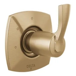 Click here to see Delta T11876-CZ Delta Stryke Diverter Trim With Three Function, Single Lever Handle, ADA, Champagne Bronze - T11876-CZ