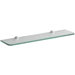 Click here to see Delta IAO20140 Delta Lilah Wall Mounted Glass Shelf, Chrome - IAO20140