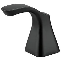 Click here to see Delta H252BL Delta Stryke Matte Black Bathroom Handle Set for Centerset or Widespread Bathroom Faucets, 2 Metal Lever Handles, ADA - H252BL