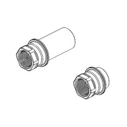 Click here to see Delta RP100467 Delta Cassidy Traditional Spout Mounting Nut for T5797-WL Wall-Mount Tub Filler - RP100467