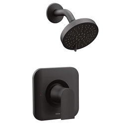 Click here to see Moen T2472EPBL Moen Genta LX Posi-Temp Single-Handle Shower Faucet, Six-Function, 1.75 GPM, Lever Handle, Eco-Performance, M-PACT, Matte Black - T2472EPBL