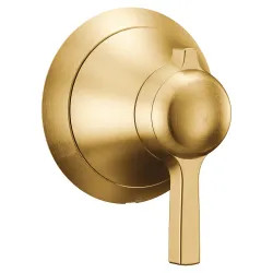 Click here to see Moen TS4202BG Moen Flara Volume Control Trim, Lever Handle, Brushed Gold - TS4202BG