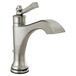 Click here to see Delta 556T-SS-DST Delta Dorval Touchless Bathroom Faucet w/ Metal Pop-Up, Touch2O, TempSense, 1.2 GPM, Stainless - 556T-SS-DST