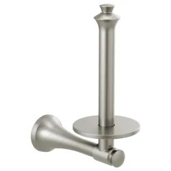 Click here to see Delta 756505-SS Delta Dorval Vertical Toilet Paper Holder, Stainless - 756505-SS
