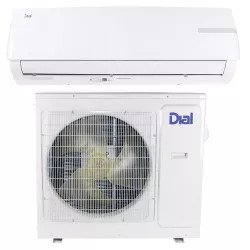 Click here to see Dial 18000Z-23S-230 Dial 18000Z-23S-230 Mini-Split Air Conditioning and Heating System, 23.3 SEER, 18000 BTU, 230V - Dial 80400
