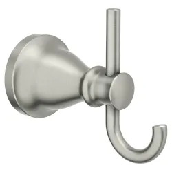 Click here to see Moen MY2703BN Moen MY2703BN Hilliard Double Robe Hook - Brushed Nickel