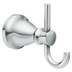 Click here to see Moen MY2703CH Moen MY2703CH Hilliard Double Robe Hook - Chrome