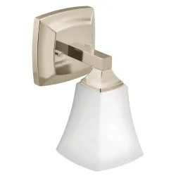 Click here to see Moen YB5161NL Moen YB5161NL Voss One Globe Bath Light, Polished Nickel