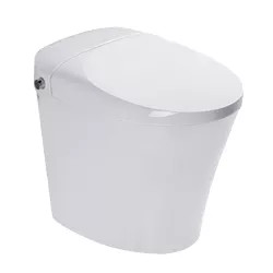 Click here to see Trone Plumbing NETBCERN-12.WH Trone Neodoro Smart Electronic White Bidet Toilet, Soft-Close Heated Seat, Night Light - NETBCERN-12.WH