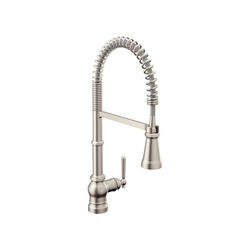 Click here to see Moen S72103SRS Moen Paterson Single-Handle Spring Pull-Down Kitchen Faucet, Spot Resist Stainless - S72103SRS
