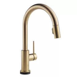 Click here to see Delta 9159TV-CZ-DST Delta Trinsic Single-Handle Champagne Bronze Pull-Down Kitchen Faucet, 1.8 GPM, Lever Handle, Diamond Seal Technology, ADA, Touch2O, VoiceIQ - 9159TV-CZ-DST