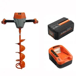 Click here to see Redback E808C-KIT4A Redback Flex Series 40V Ice Auger with 5A Charger & 4Ah Battery - E808C-KIT4A