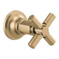 Click here to see Brizo T66678-GL Brizo Invari Sensori Volume Control Trim with Cross Handle, Brilliance Luxe Gold - T66678-GL