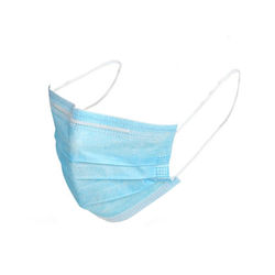 Click here to see Commodity  Blue Flat Fold Face Mask Size Universal - PK 50 (FM-EL-BLUE)