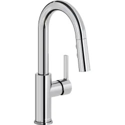 Click here to see Elkay LKAV3032CR Elkay Avado Single Handle Pull-Down Bar/Prep Faucet, Chrome - LKAV3032CR