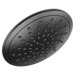 Click here to see Moen 6345EPBL Moen Glyde 8in Single-Function Rainshower Shower Head, Eco-Performance, Round, 1.75 GPM, WaterSense, Matte Black - 6345EPBL