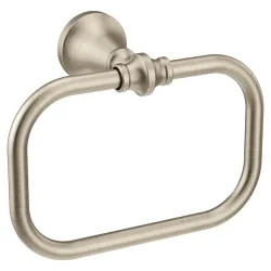 Click here to see Moen YB0586BN Moen YB0586BN CSI Colinet Towel Ring, Brushed Nickel