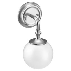 Click here to see Moen YB0561CH Moen YB0561CH CSI Colinet One Globe Bath Sconce Light, Chrome