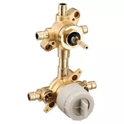 Click here to see Moen U362CXS Moen U362CXS M-CORE 3/6-Function Shower Rough-In w/ Integrated Transfer Valve, Stops, 1/2