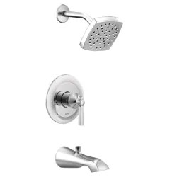 Click here to see Moen UTS3913 Moen Flara M-Core 3-Series Tub/Shower Faucet with 2.5 GPM Rainshower, 1-Function, Single Lever Handle, M-PACT, Immersion, Chrome - UTS3913