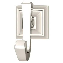 Click here to see American Standard 7455210.013 American Standard Town Square S Double Robe Hook with Concealed Mounting, Polished Nickel - 7455210.013