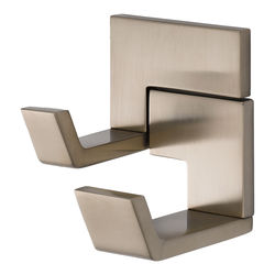 Click here to see Brizo 693580-BN Brizo Siderna Double Robe Hook, Brushed Nickel - 693580-BN