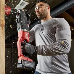 Click here to see Milwaukee 415G-L Milwaukee Large WORKSKIN Lightweight Performance Shirt, Long Sleeve, Gray - 415GL 
