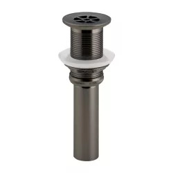 Click here to see Brizo RP72411BNX Brizo RP72411BNX Grid Strainer Lavatory Drain Without Overflow, Brilliance Black Onyx