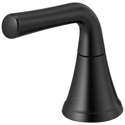 Click here to see Delta H233BL Delta Kayra Handle Kit for 2533LF-MPU and 2533LF-TP Two handle Centersert Bathroom Faucet, ADA, Matte Black - H233BL