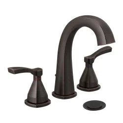 Click here to see Delta 35775-RBMPU-DST Delta Stryke Pull-Down Venetian Bronze Lavatory Faucet for 4