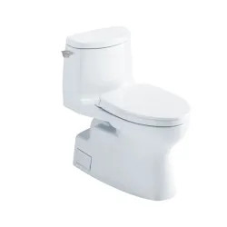 Click here to see Toto MS614124CUFG#01 TOTO MS614124CUFG#01 Carlyle II One-Piece Elongated Toilet with CeFiONtect - Cotton White