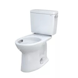 Click here to see Toto CST776CEFRG#01 TOTO 21 Drake Elongated Two-Piece Toilet, 1.28 GPF with CeFiONtect, Cotton White -  CST776CEFRG#01 