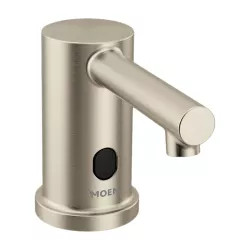 Click here to see Moen 8560BN Moen 8560BN Align M-POWER Sensor Operated Soap Dispenser - Brushed Nickel