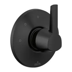 Click here to see Delta T11871-BL Delta Galeon 3-Function Diverter Valve Trim, Lever Handle, 2-Port, Matte Black - T11871-BL