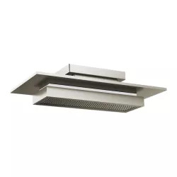 Click here to see Brizo 81422-NK Brizo Frank Lloyd Wright 21in Raincan Shower Head with Integrated LED Lighting, Single-Function, Canopy Spray, 1.75 GPM, Luxe Nickel - 81422-NK