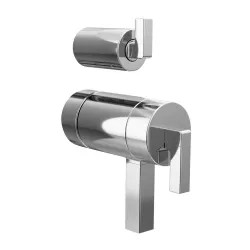 Click here to see Brizo HL7522-PC Brizo Chrome Thermostatic Integrated Diverter Valve Lever Handle Kit, Frank Lloyd Wright - HL7522-PC