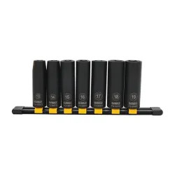 Click here to see  DWMT74449OSP DEWALT 7-Pieces Metric Deep Impact Socket Set - DWMT74449OSP 