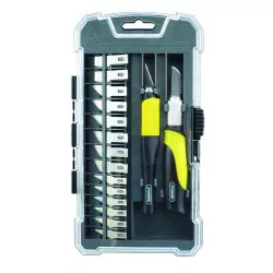 Click here to see  95618 General Tools 18-piece Precision Hobby Knife Set - 95618