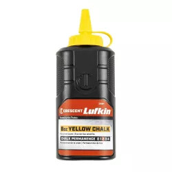 Click here to see  CB08Y Crescent Lufkin 8oz. Yellow Chalk Refill - CB08Y