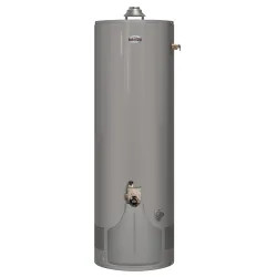 Click here to see  6G50-38FN5 Rheem Atmospheric ULN Natural Gas Power Vent Tall Water Heater, 50 Gallon, 6-Year, 38000 BTU - 6G50-38FN5