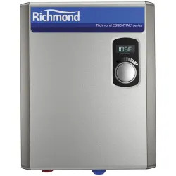 Click here to see  RMTEX-18 Richmond Essential by Rheem Electric Tankless Water Heater with External Digital Display, Whole Home, 18kW, 240V - RMTEX-18
