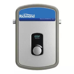 Click here to see  RMTEX-11 Richmond Essential by Rheem Electric Tankless Water Heater with External Digital Display, Point-Of-Use, 11kW, 240V - RMTEX-11