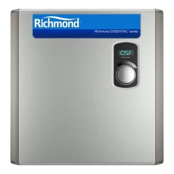 Click here to see  RMTEX-27 Richmond Essential by Rheem Electric Tankless Water Heater with External Digital Display, Whole Home, 27kW, 240V - RMTEX-27