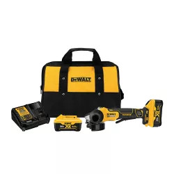 Click here to see  DCG413R2 DeWALT DCG413R2 Brushless Angle Grinder Kit with Kickback Brake, 20V MAX, 4.5