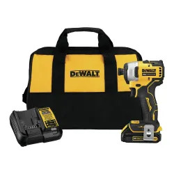 Click here to see  DCF809C1 DeWALT DCF809C1 20V MAX Atomic Brushless Cordless Compact 1/4