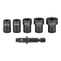 Click here to see  DWADND-5 DeWALT DWADND-5 Impact Ready Detachable Nut Driver Set (5PCS)
