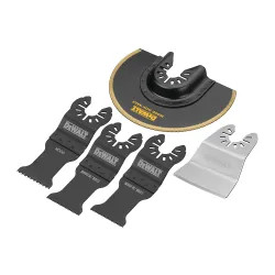 Click here to see  DWA4216 DeWALT DWA4216 5-Piece Multi-Tool Oscillating Blades Set