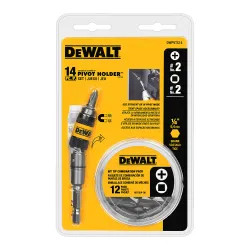 Click here to see  DWPVTC14 DeWALT DWPVTC14 Pivot Holder Screwdriver Set - 14 pieces