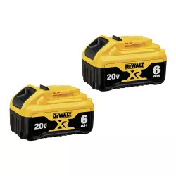 Click here to see  DCB206-2 DeWALT DCB206-2 20V Lithium-ion Battery Pack - 6.0Ah